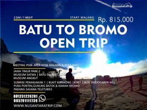 Open Trip Batu Bromo 2 Hari Harga Paket Wisata Malang Bromo