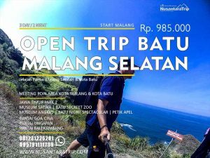 Open Trip Malang Pantai Batu 3H2M, Paket wisata pantai malang